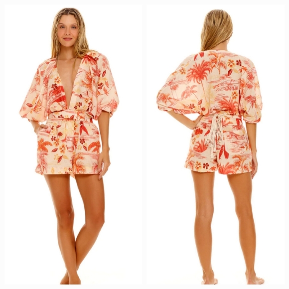 Agua Bendita Linea Shaka Romper - Picture 1 of 10